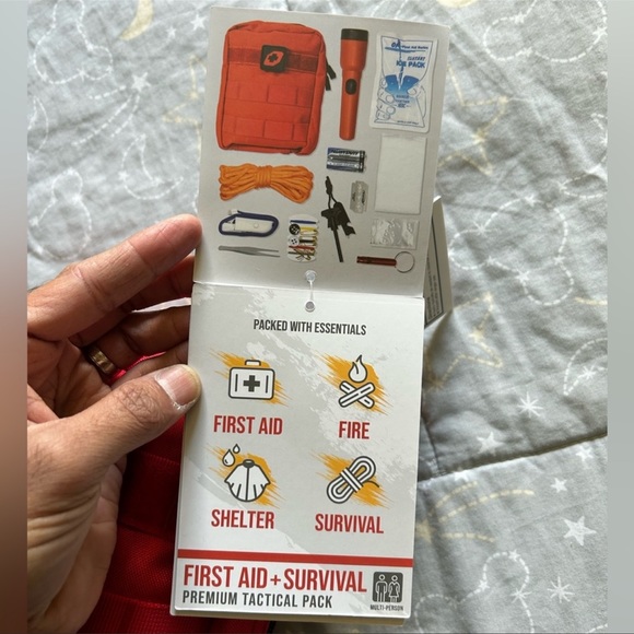 LIFE GEAR First Aid Survival Tactical Pack, 117-pieces - Picture 8 of 16